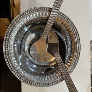 Wilton Armetale 3 piece Salad Serveware Set